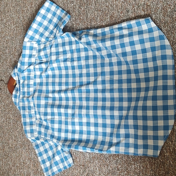 Mens Small Hawker Rye Short sleeve checkered button down slim fit - Picture 6 of 7